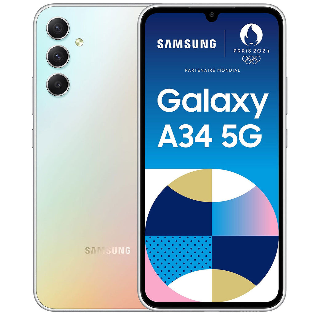 Samsung Galaxy A34 5G 128GB Dual (Simlockvrij) / SV Zilver