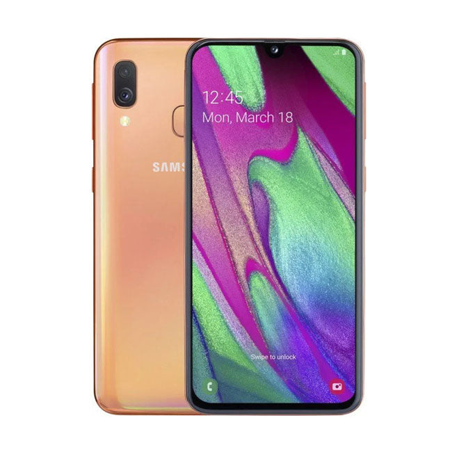 Samsung Galaxy A40 64GB Dual (Simlockvrij) - GB Koraal