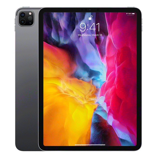 iPad Pro 12.9 (2020) 256GB Wi-Fi + Cellular (Simlockvrij) Spacegrijs